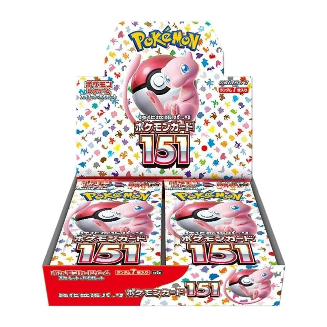 Pokemon Japanese SHRINK WRAP 151 Scarlet & Violet Enhanced Expansion Booster Box