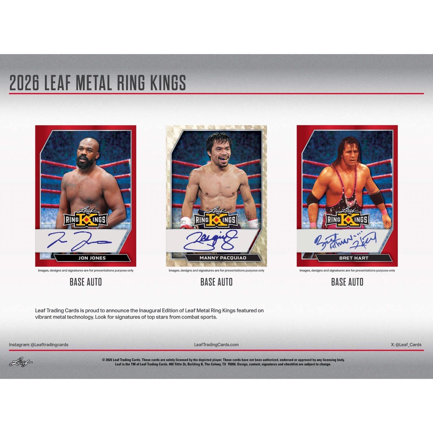 2026 Leaf Metal Ring Kings - Hobby Box