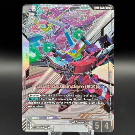 Justice Gundam (EX) (R+) Single Card