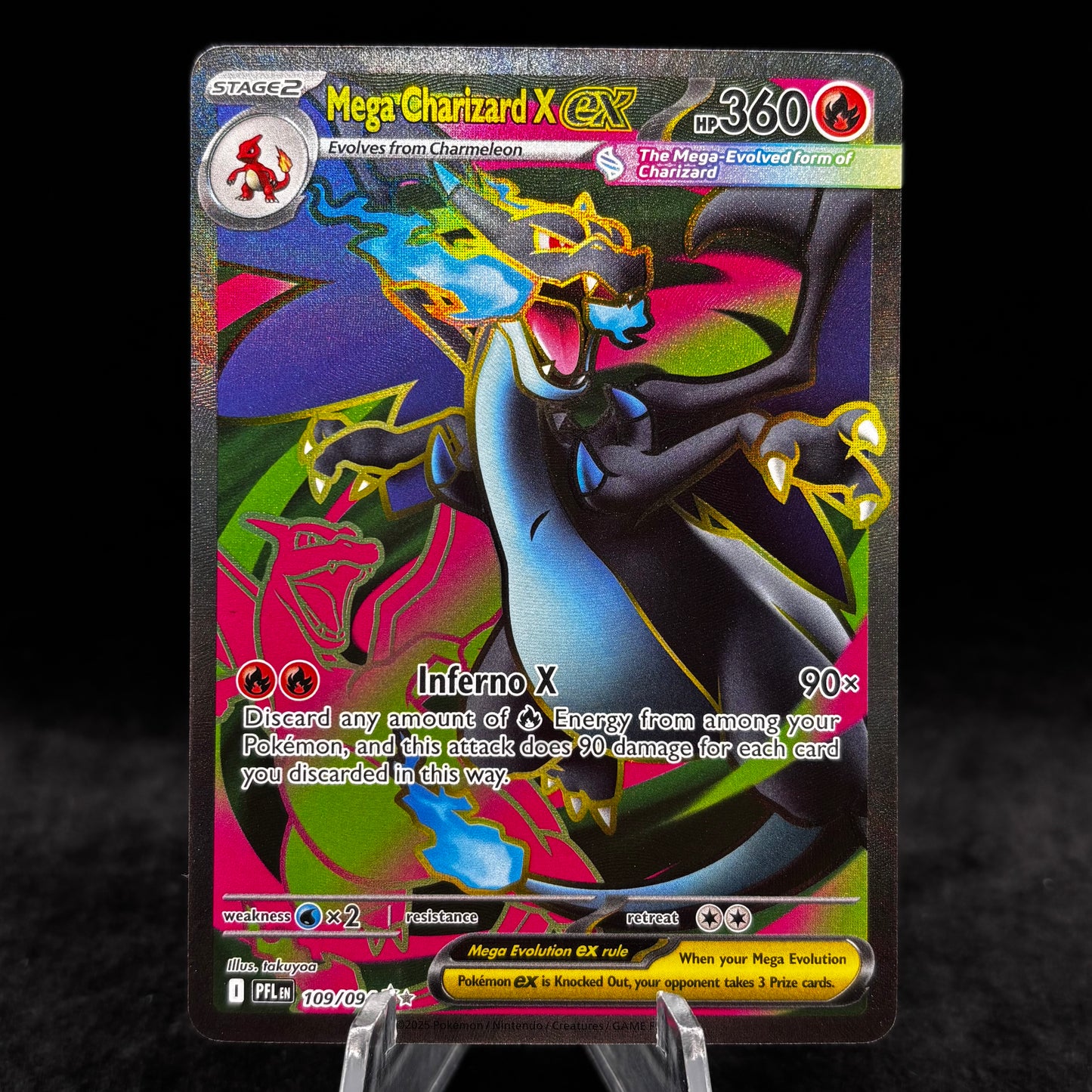Mega Charizard X ex - 109/094 Single Card