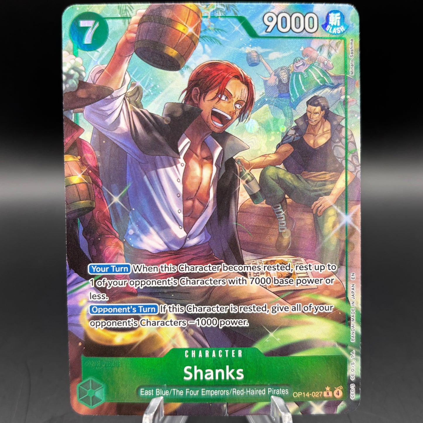 Shanks (Alternate Art) - The Azure Sea's Seven (OP14) Single Card
