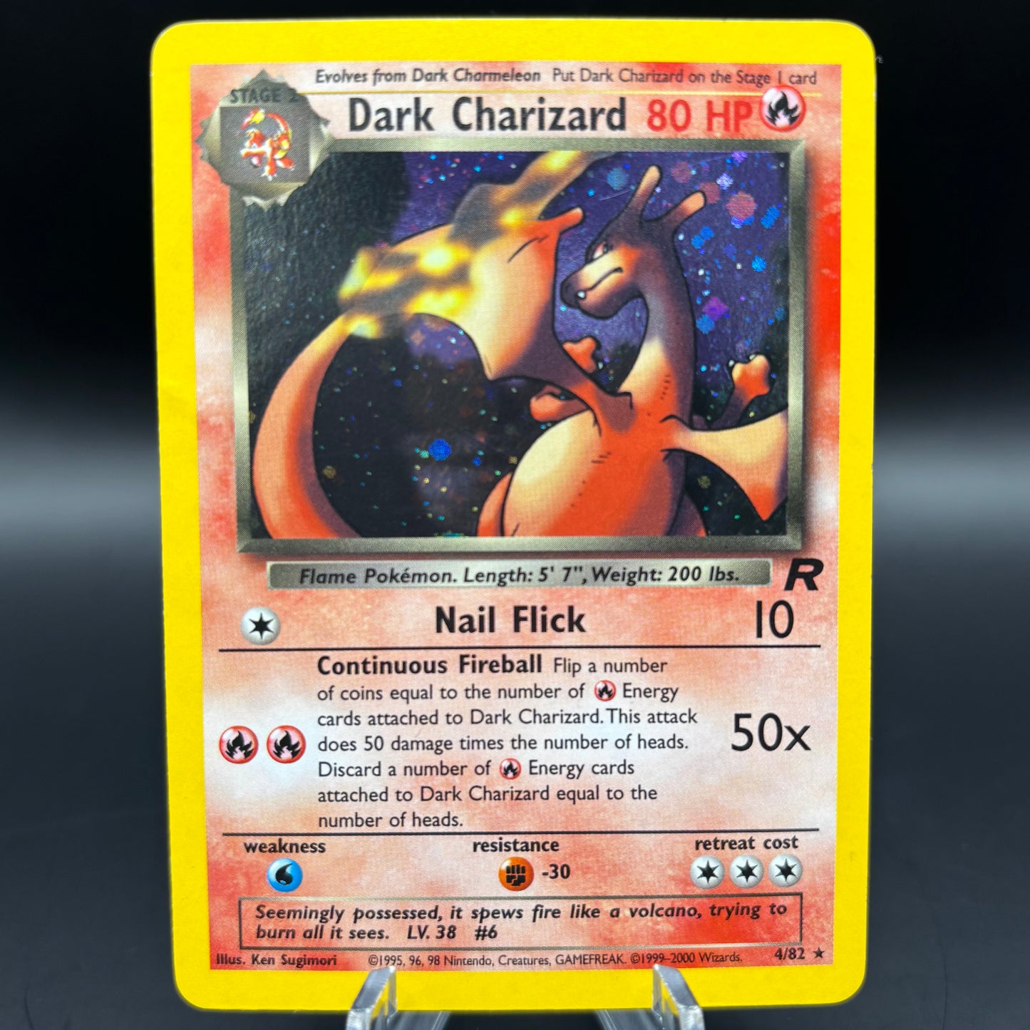 Dark Charizard (4) - Team Rocket *Moderately Played* Single Card