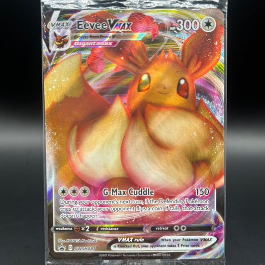 Eevee VMAX - SWSH087 - SWSH: Sword & Shield PR *Sealed* Single Card