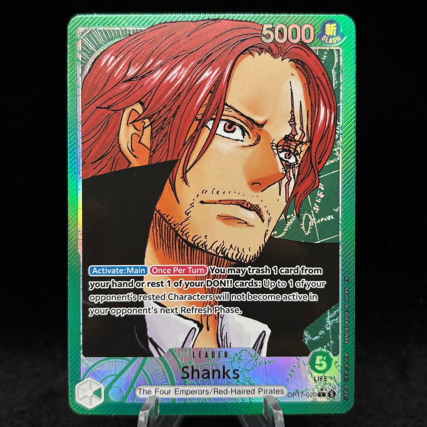 Shanks (020) (Alternate Art) - The World's Strongest Warriors (OP17) Single Card