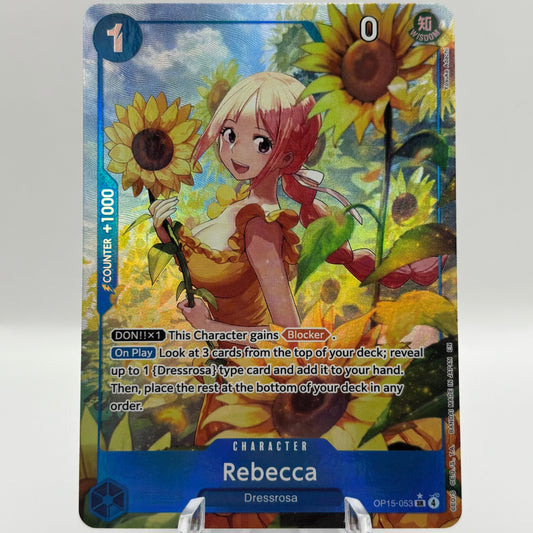 Rebecca (OP15-053) (Alternate Art) - Adventure on Kami's Island