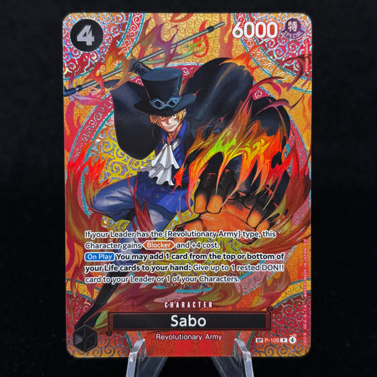 Sabo (P-105) (SP) - Adventure on Kami's Island Single Card