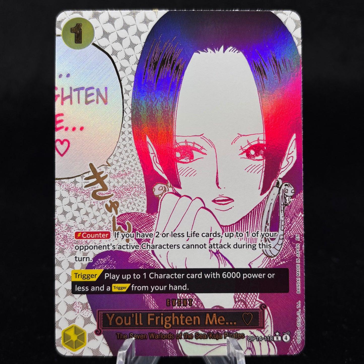 You'll Frighten Me... (Alternate Art) - The Azure Sea's Seven (OP14) Single Card