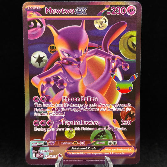 Mewtwo ex - 157/128 - ME: 30th Celebration Single Card