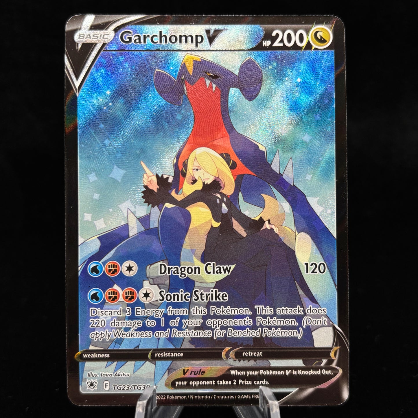 Garchomp V - SWSH10: Astral Radiance Trainer Gallery Single Card