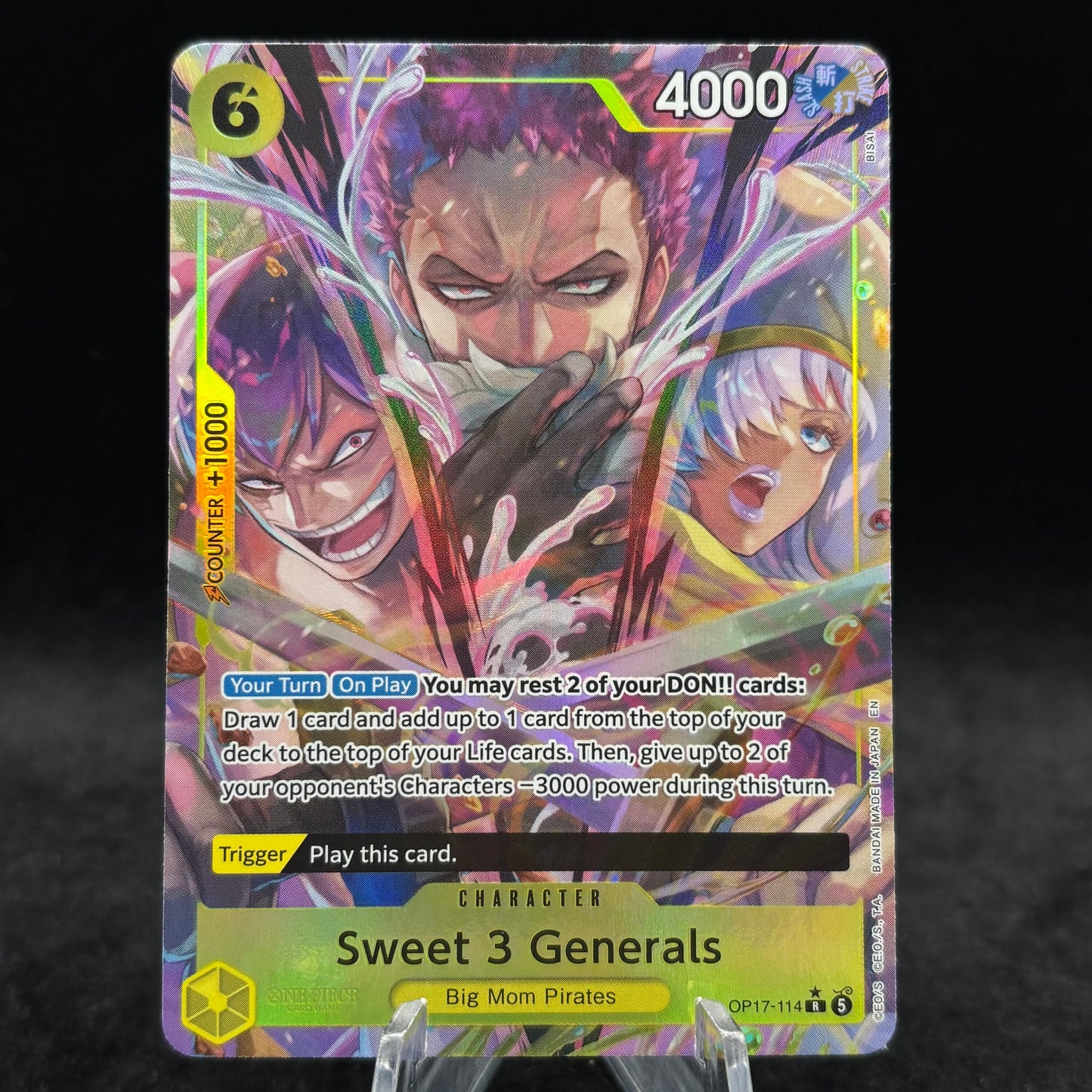 Sweet 3 Generals (Alternate Art) - The World's Strongest Warriors (OP17) Single Card