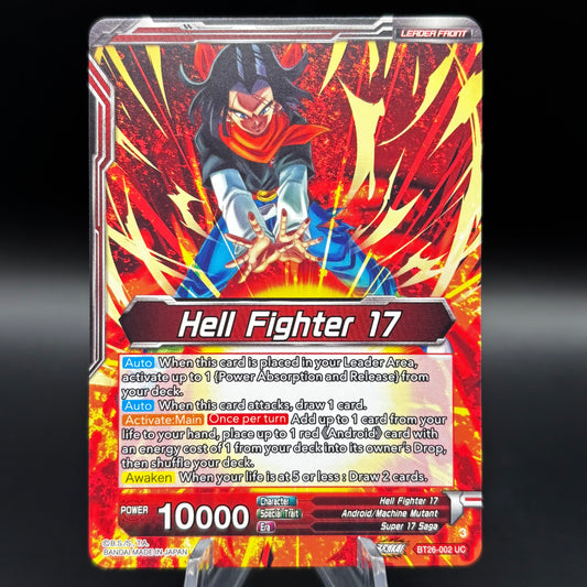 Hell Fighter 17 // Super 17, Anti-Saiyan Killing Machine (Alternate Art) - Ultimate Advent Single Card