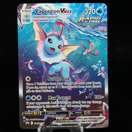 Vaporeon VMAX - SWSH182 *Light Play* Single Card