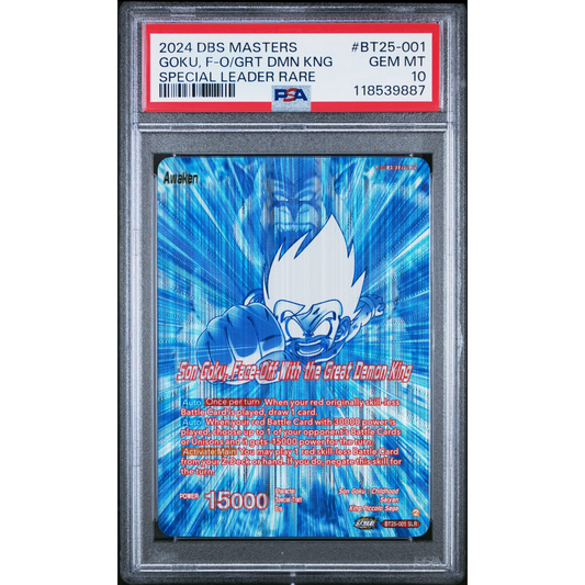 PSA 10 Son Goku Face-Off SLR - Legend Of The Dragon Balls