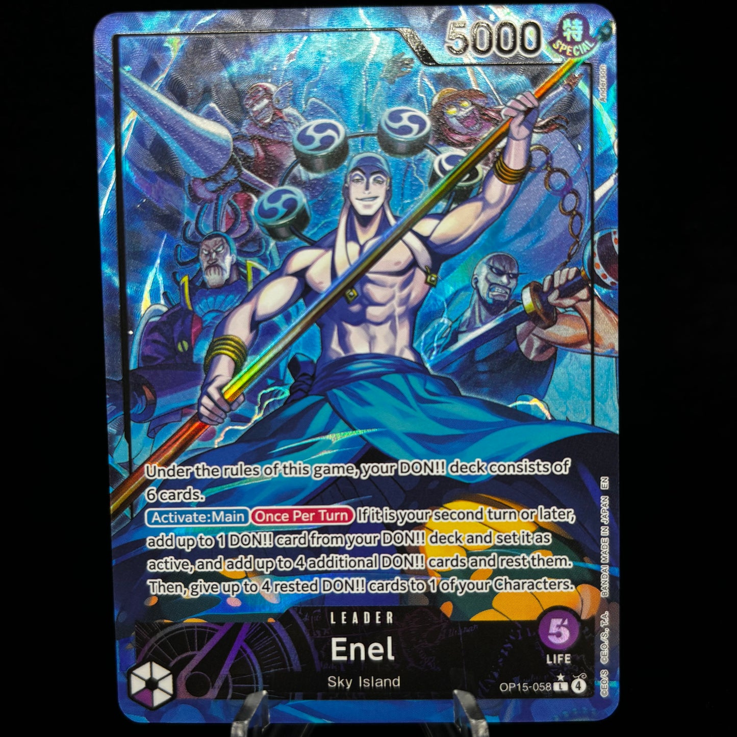 Enel (OP15-058) (Alternate Art) - Adventure on Kami's Island Single Card