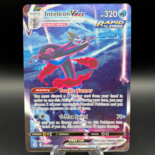 Inteleon VMAX (Alternate Art Secret) - SWSH08: Fusion Strike Single Card