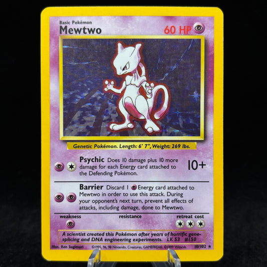 Mewtwo - Base Set *Heavy Play* Single Card
