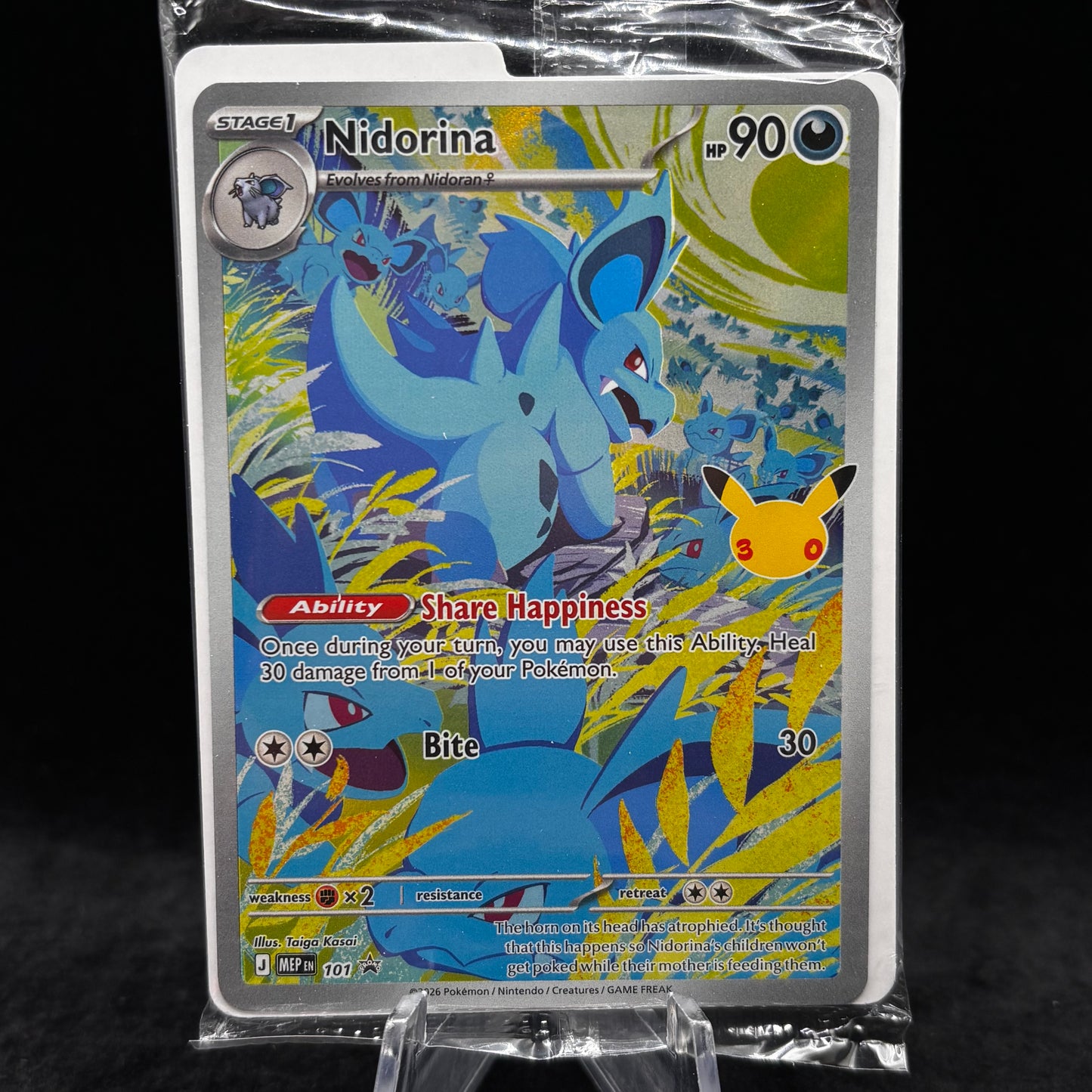 Nidorina - 101 Single Card *Sealed*