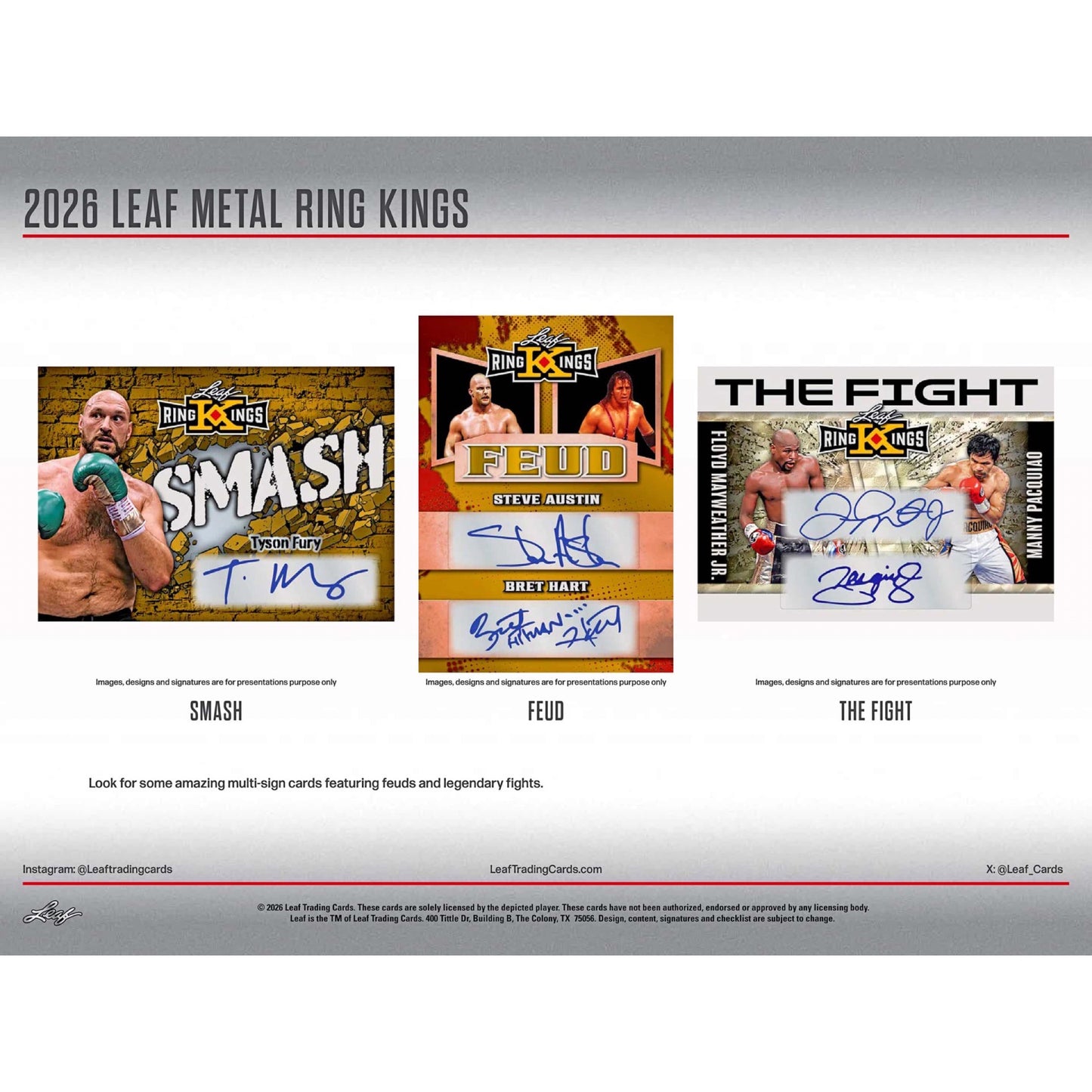 2026 Leaf Metal Ring Kings - Hobby Box