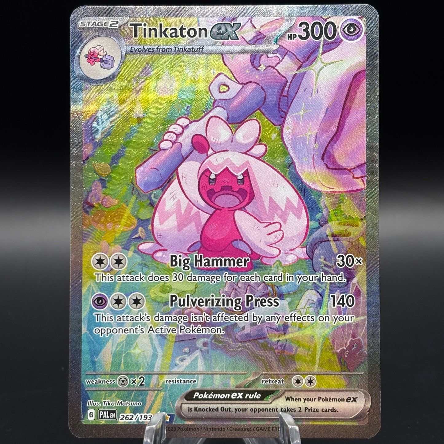 Tinkaton ex - 262/193 Single Card