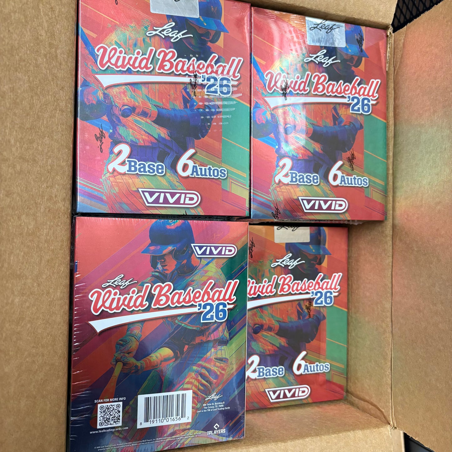 2026 Leaf Vivid Baseball Hobby Edition