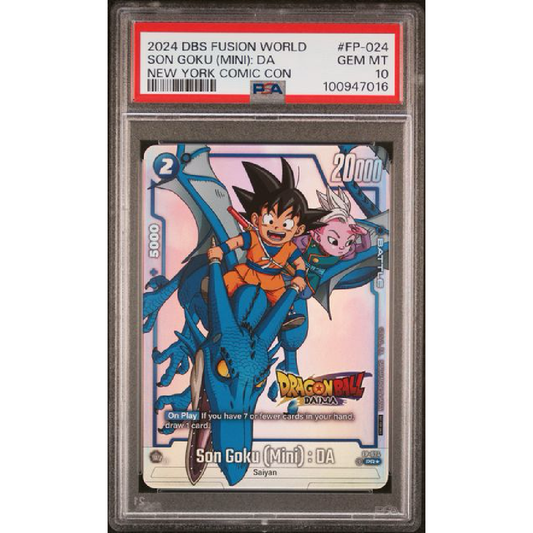 PSA 10 Dragon Ball Fusion World Son Goku (Mini): DA New York Comic Con FP-024 PR*