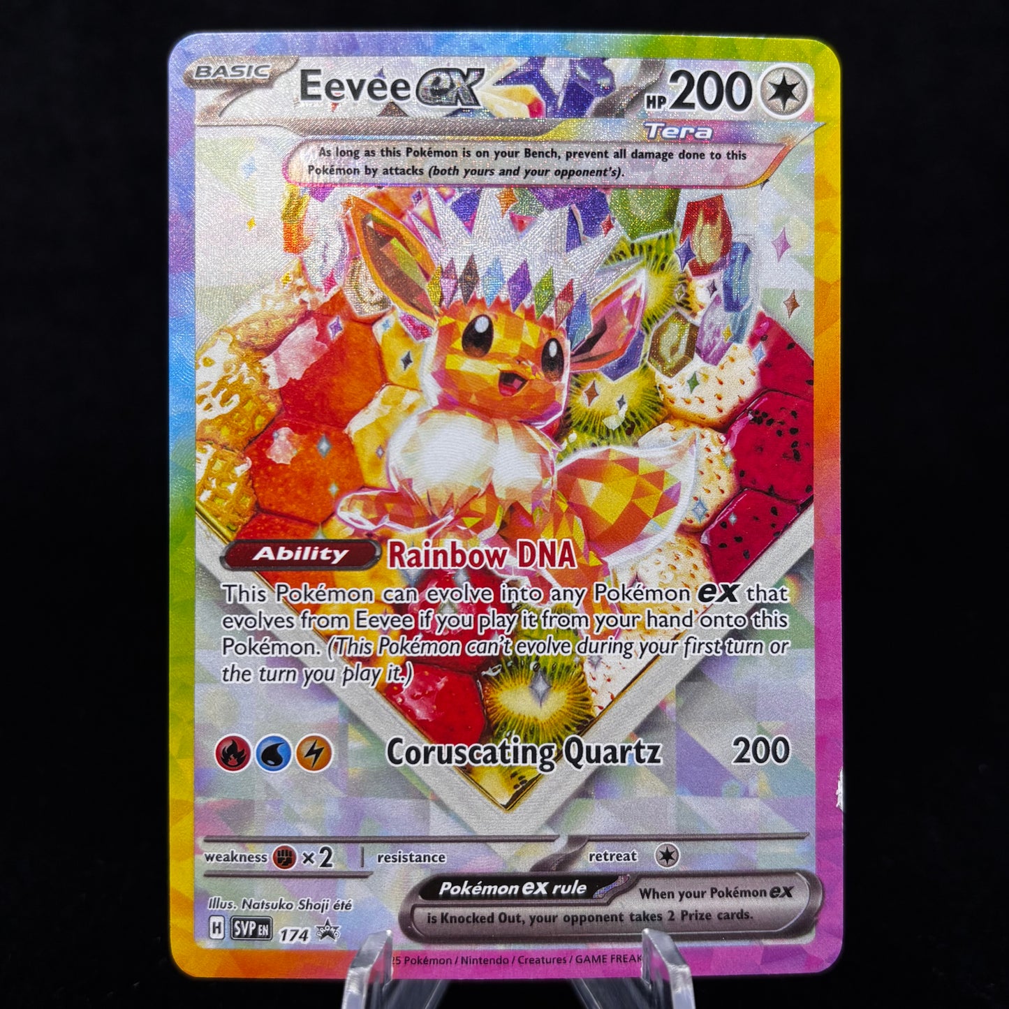 Eevee ex - 174 - SV: Scarlet & Violet PR Single Card