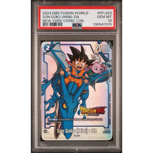 PSA 10 Dragon Ball Fusion World Son Goku (Mini): DA New York Comic Con FP-024 PR*