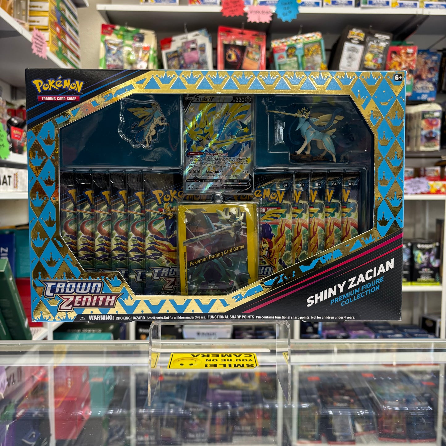 Pokemon Crown Zenith - Shiny Zacian Premium Figure Collection