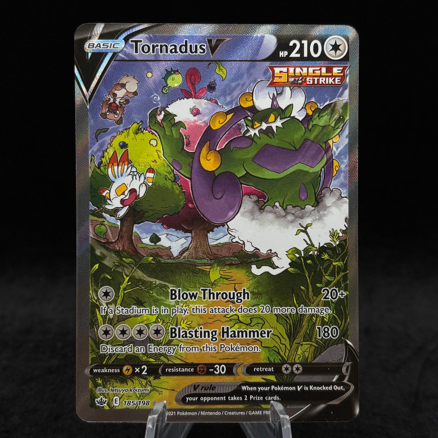 Tornadus V (Alternate Full Art) - SWSH06: Chilling Reign Single Card