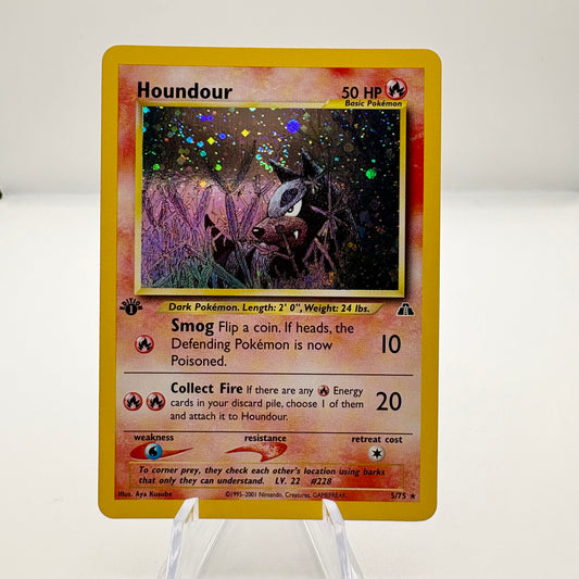 Houndour (5) - Neo Discovery single card