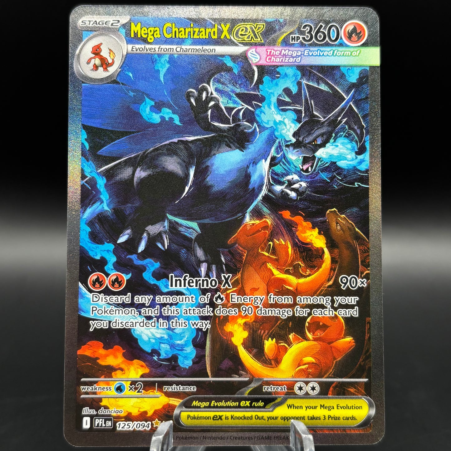 Mega Charizard X ex - 125/094 Single Card