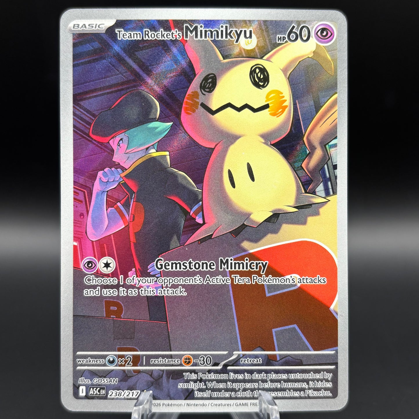 Team Rocket's Mimikyu - 238/217 Single Card