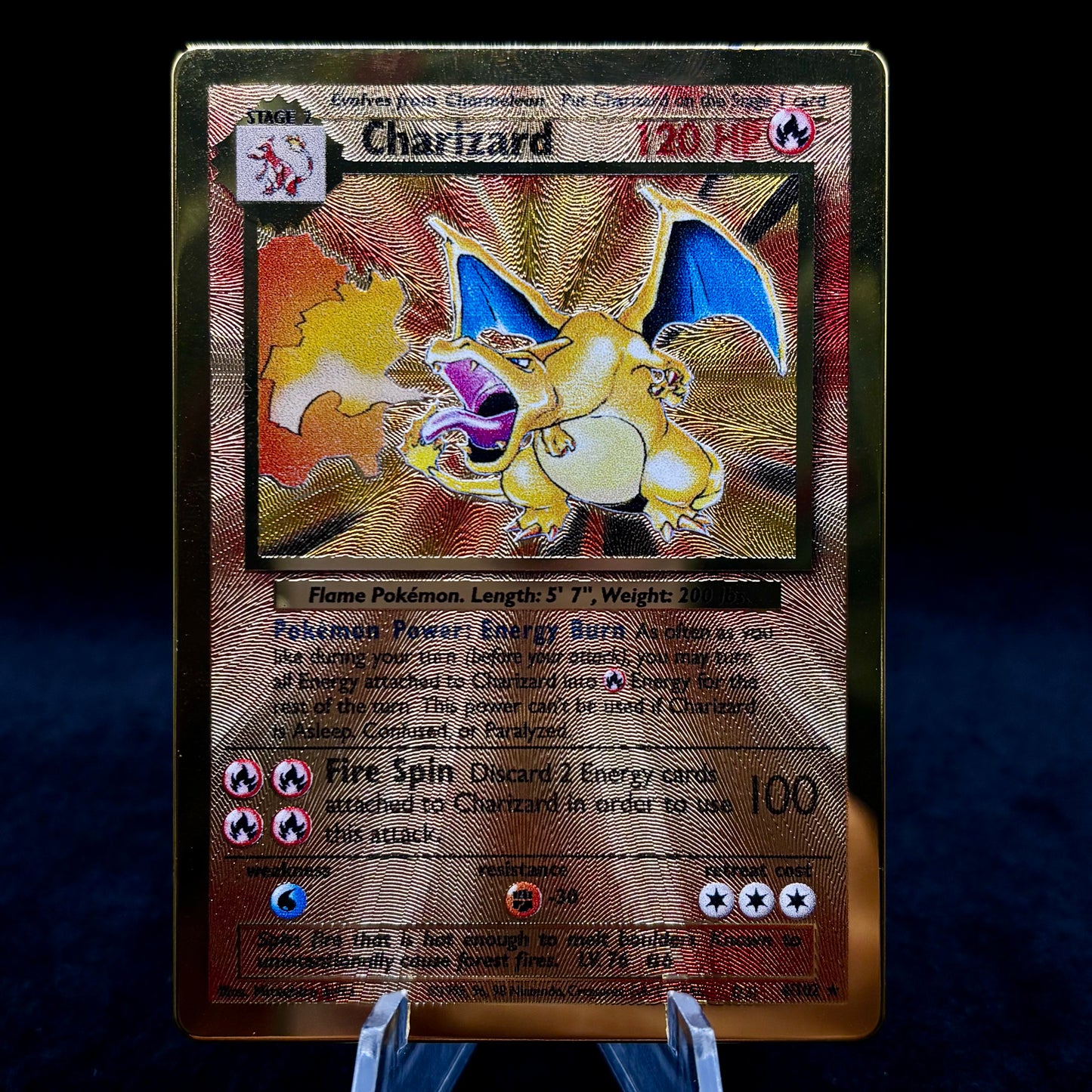 Charizard (Celebrations Metal Card) *Light Play* Single Card