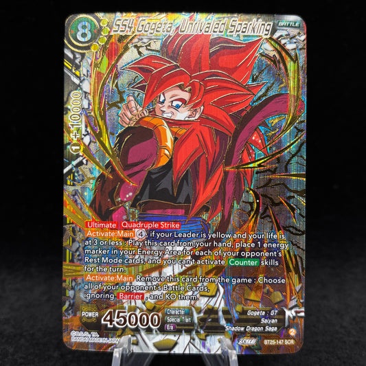 SS4 Gogeta, Unrivaled Sparking - Legend of the Dragon Balls Single Card