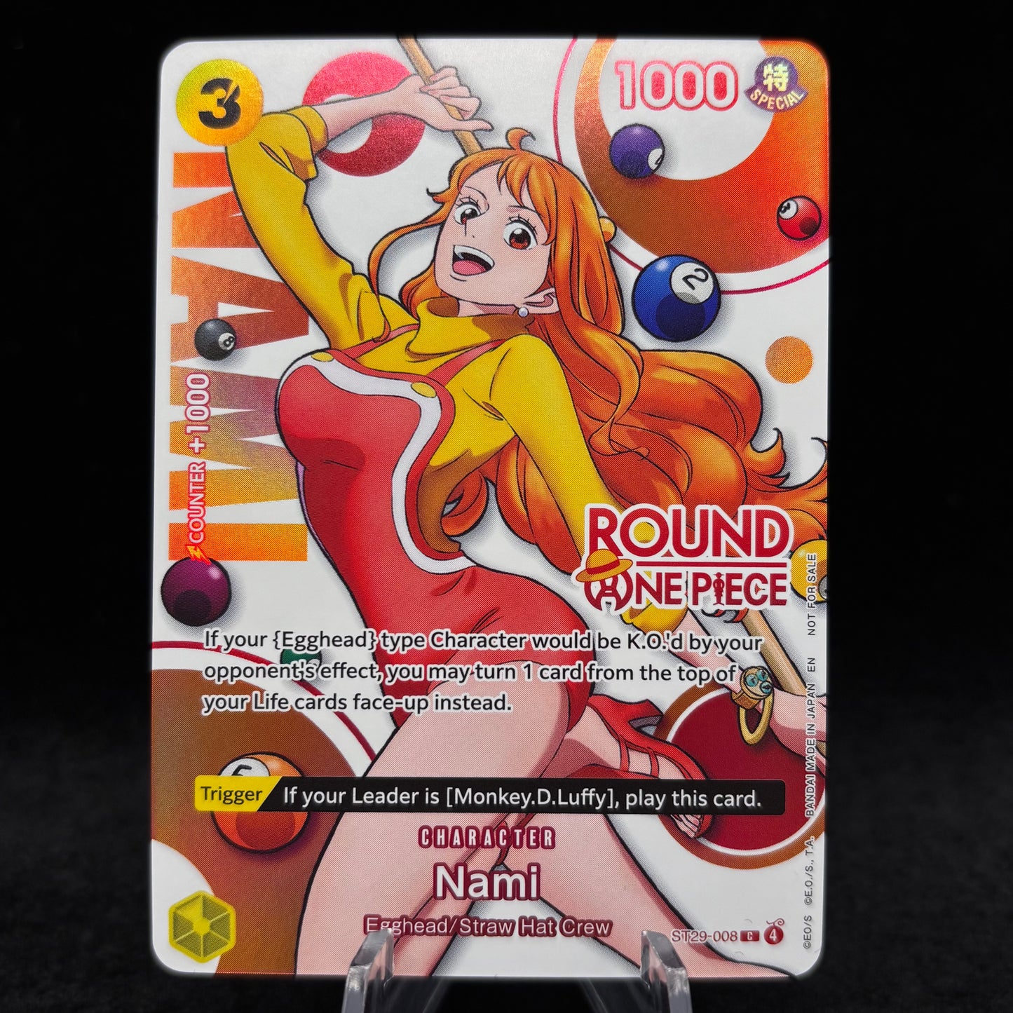 Nami (Round 1 Promo) - One Piece PR Single Card