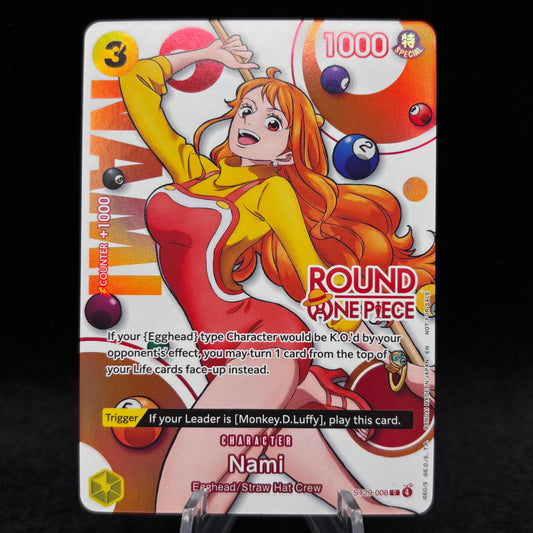 Nami (Round 1 Promo) - One Piece PR Single Card