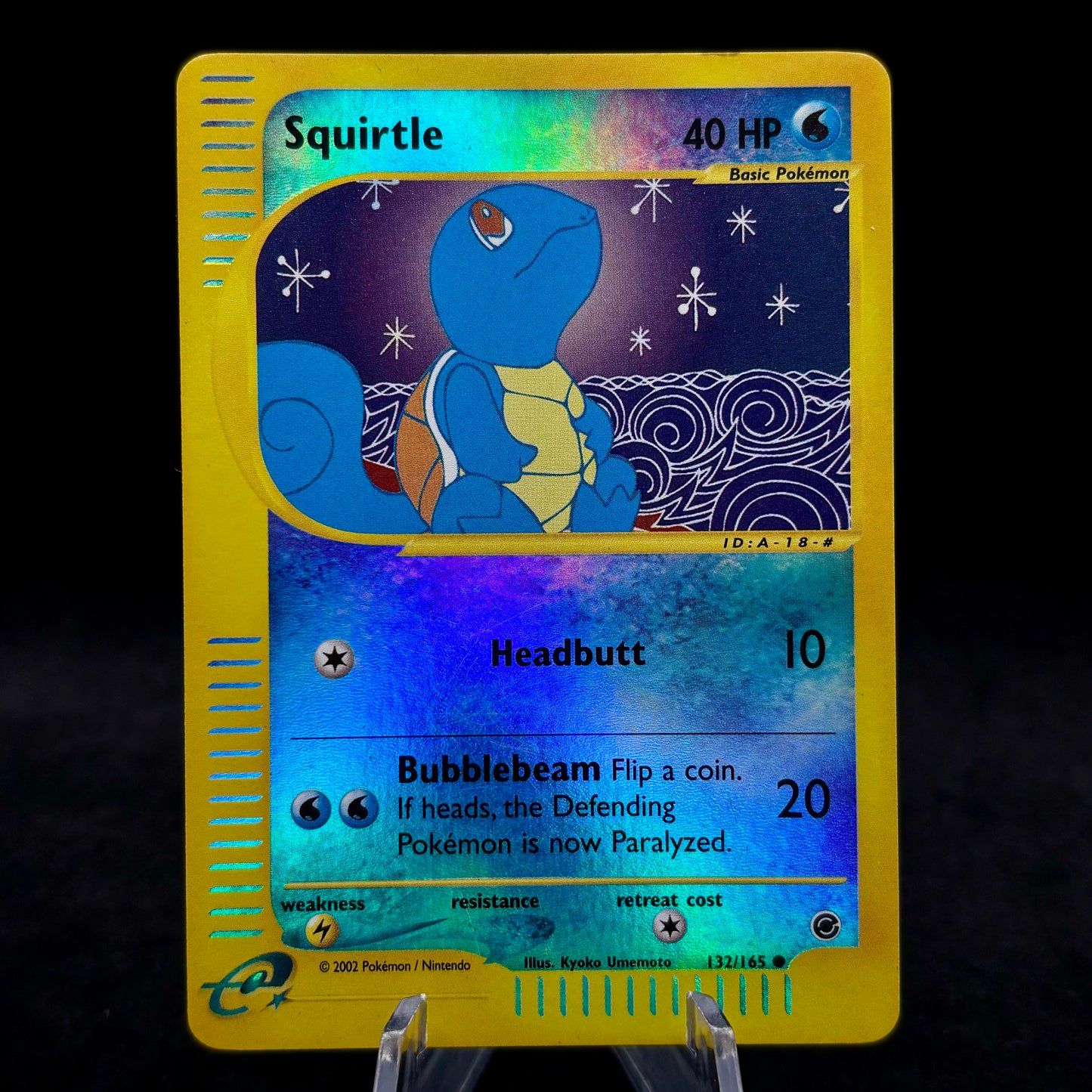 Squirtle (132) - Expedition *Light Play* *Reverse Holo* Single Card