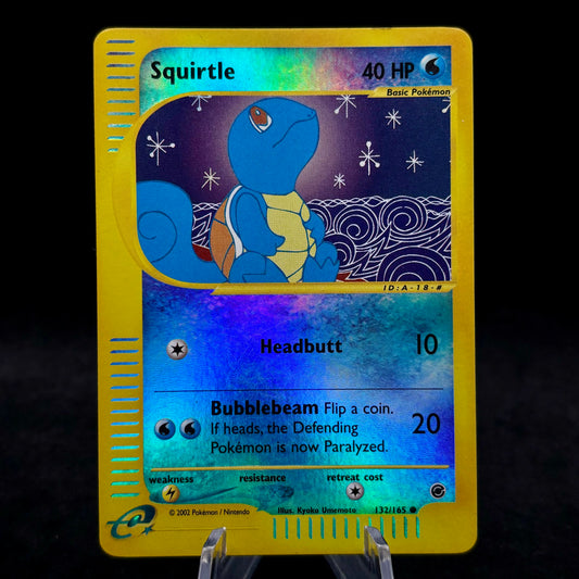 Squirtle (132) - Expedition *Light Play* *Reverse Holo* Single Card