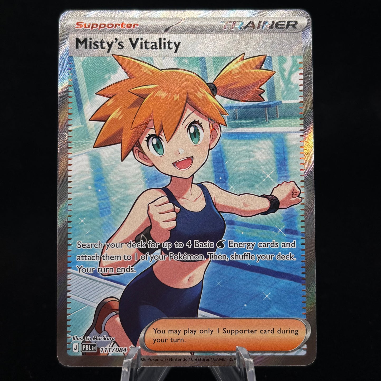 Misty's Vitality - 111/084 - ME05: Pitch Black Single Card