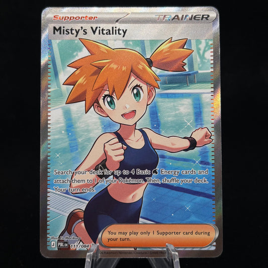 Misty's Vitality - 111/084 - ME05: Pitch Black Single Card