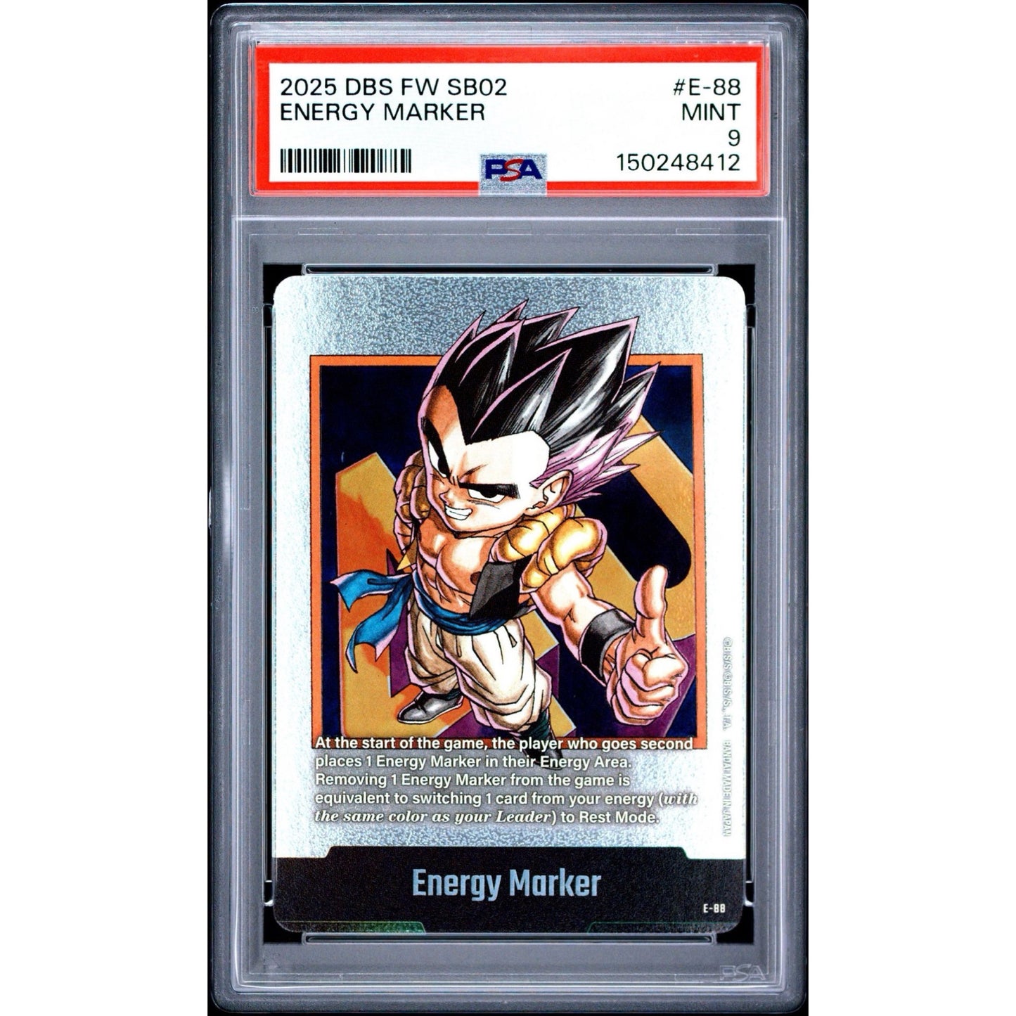 PSA 9 2025 FUSION WORLD MANGA BOOSTER 02 ENERGY MARKER E-88
