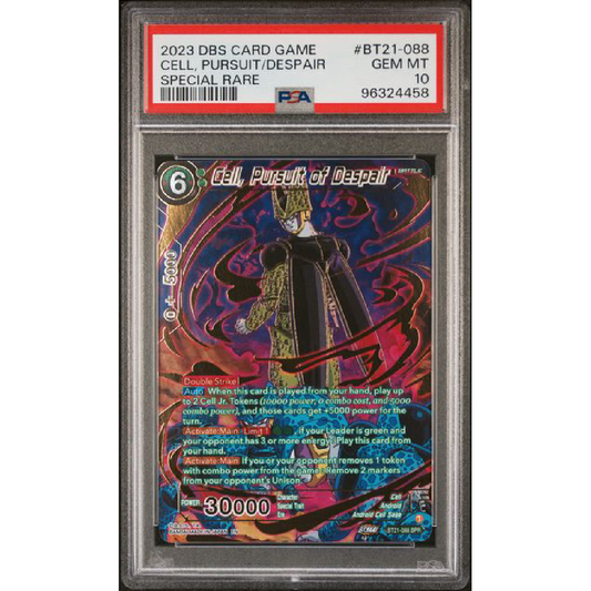 PSA 10 Dragon Ball Cell Pursuit of Despair BT21-088