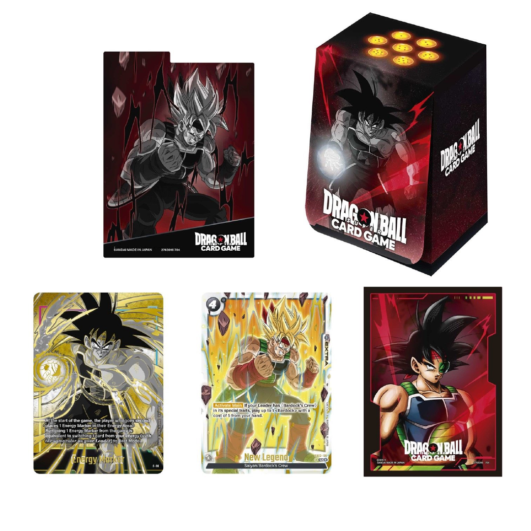 Dragon Ball Official Card Case & Sleeve Set 01 Bardock
