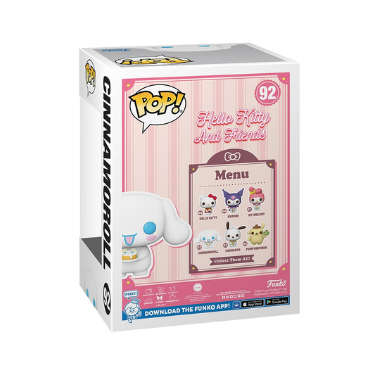 Hello Kitty and Friends Cinnamoroll with Dessert Funko Pop! Vinyl Figure #92