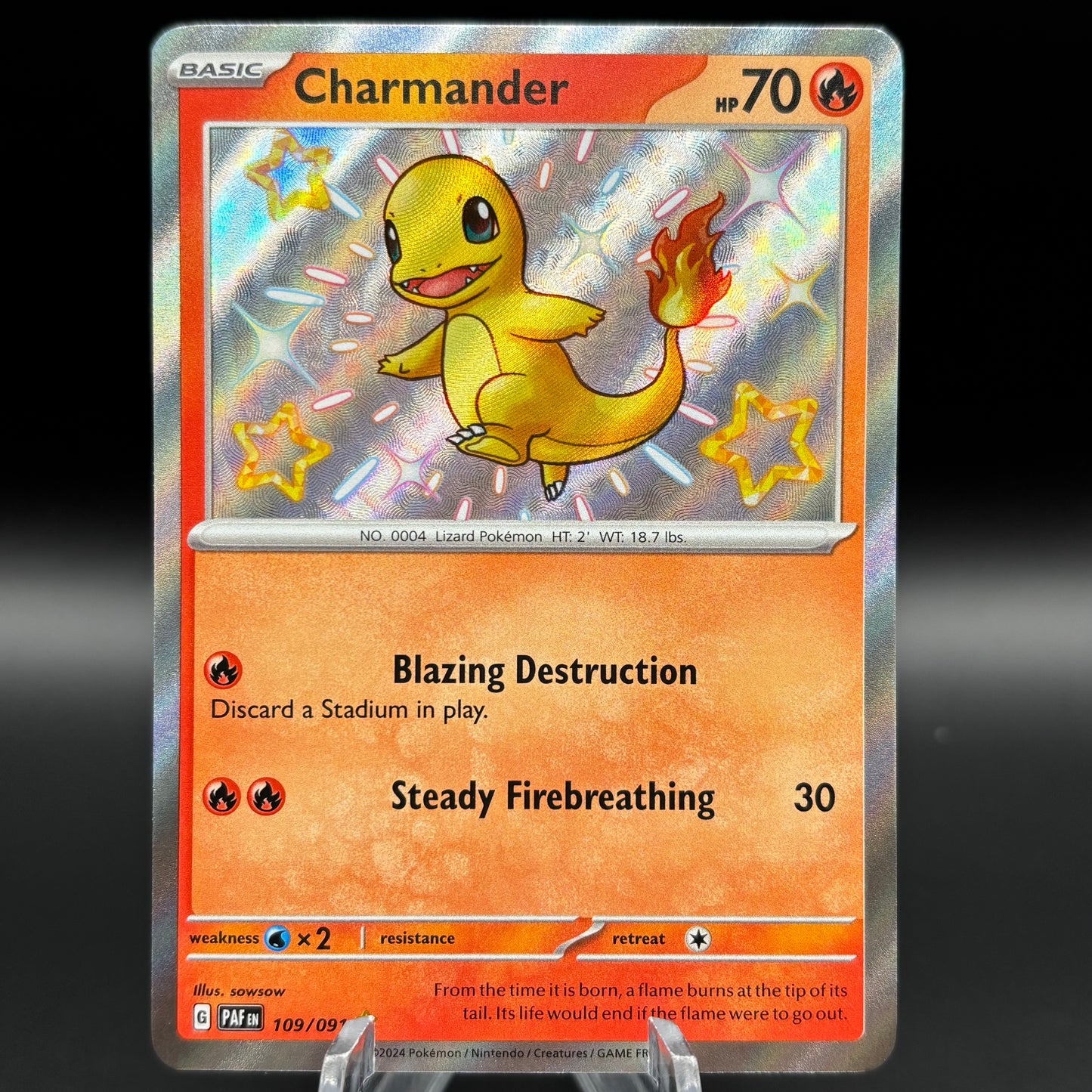 Charmander - 109/091 - SV: Paldean Fates Single Card