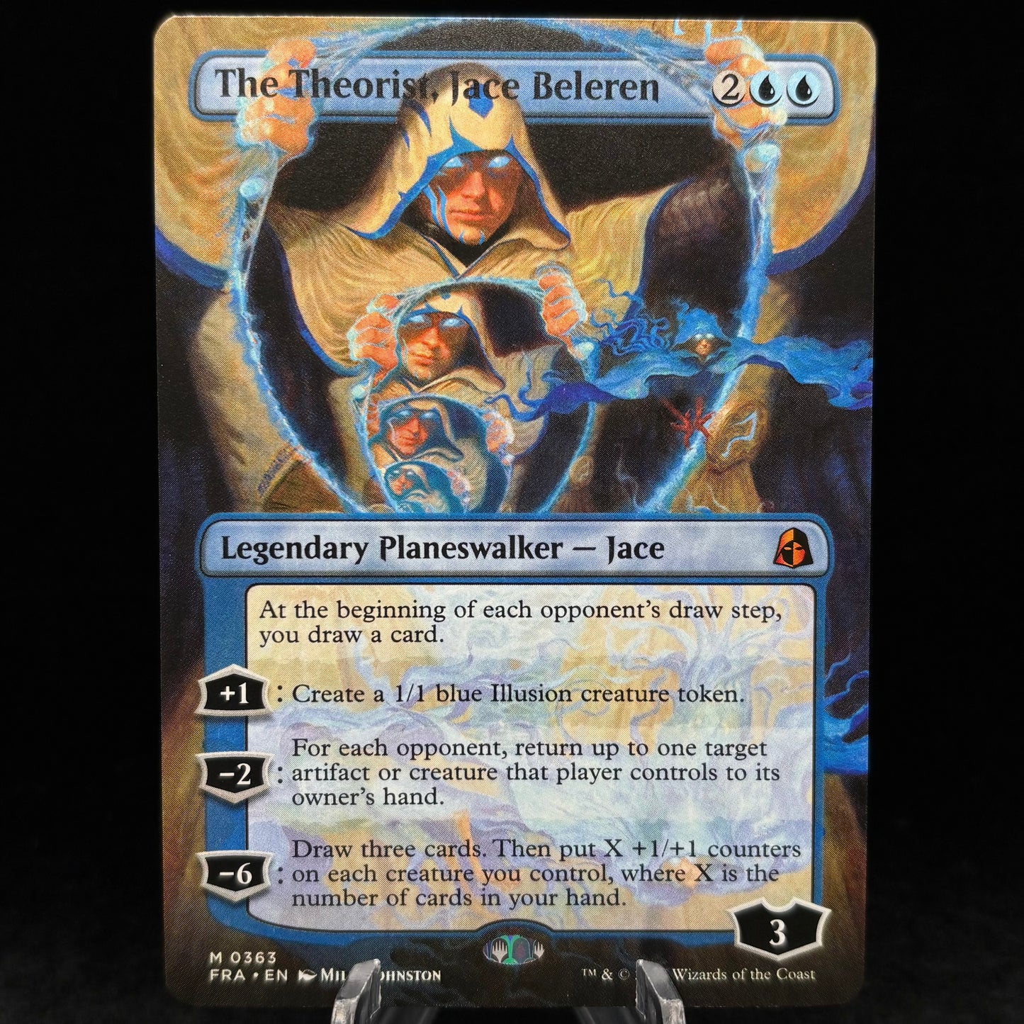 The Theorist, Jace Beleren (Borderless) (0363) - Reality Fracture Single Card