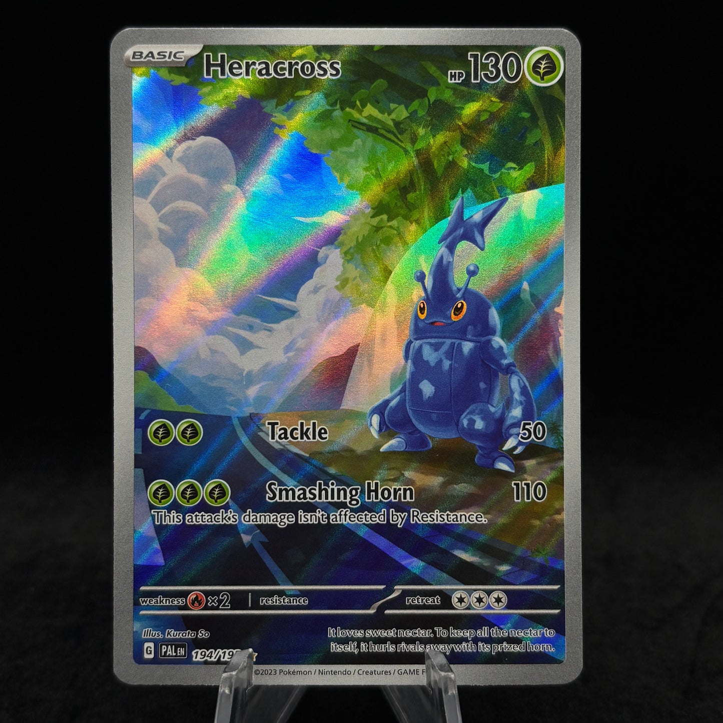 Heracross - 194/193 - SV02: Paldea Evolved *Light Play* Single Card