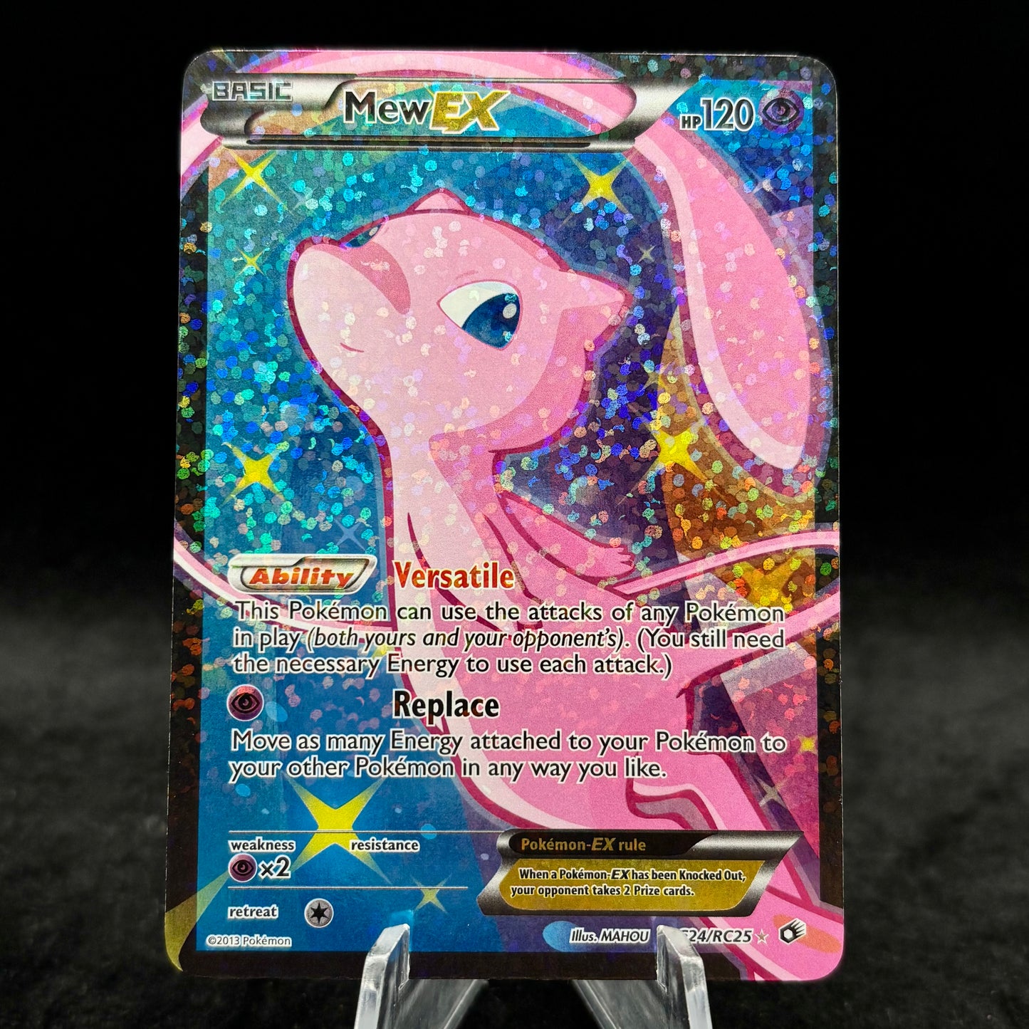 Mew EX (Full Art) - Legendary Treasures: Radiant Collection *Moderate Play* Single Card