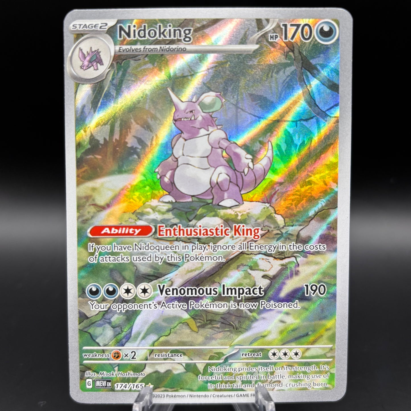Nidoking - 174/165 - SV: Scarlet & Violet 151 *Lightly Played* Single Card