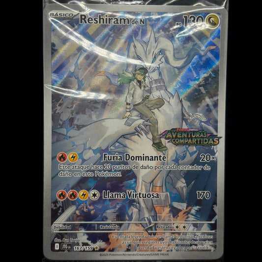 N's Reshiram - 167/159 - SV09: Journey Together *Sealed Spanish* Single Card
